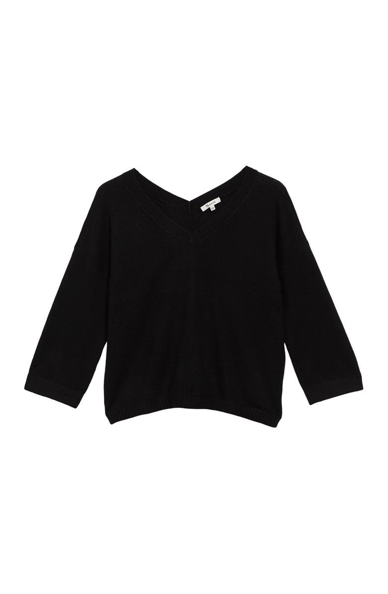 Madewell Double-V Pullover, Alternate, color,