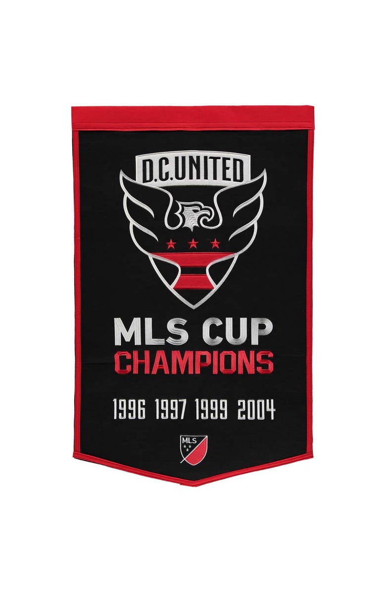 WINNING STREAK D.C. United Dynasty Banner, Main, color, Black