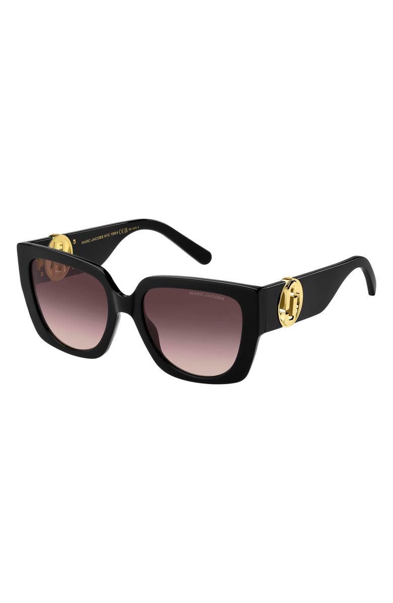 Marc Jacobs 54mm Square Sunglasses, Alternate, color,