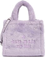 Kate Spade New York ellie faux fur small tote bag