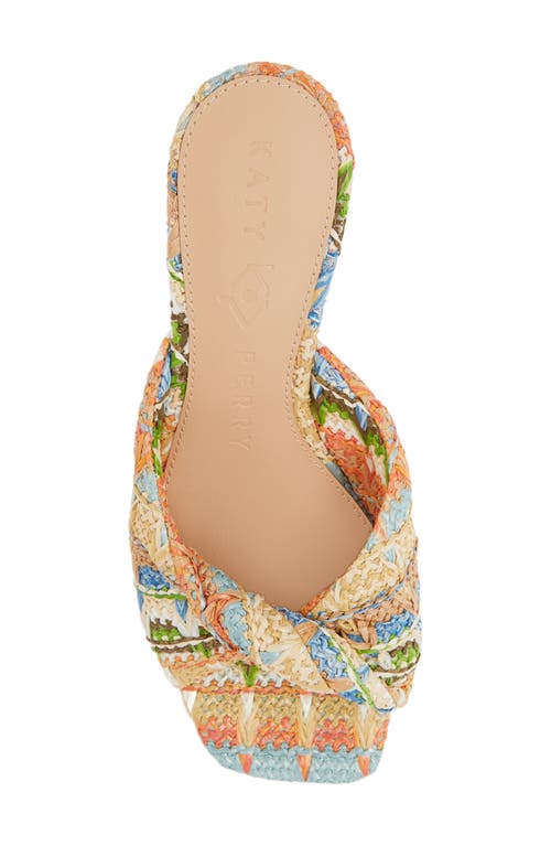 Shop Katy Perry Tooliped Twisted Sandal In Natural Multi