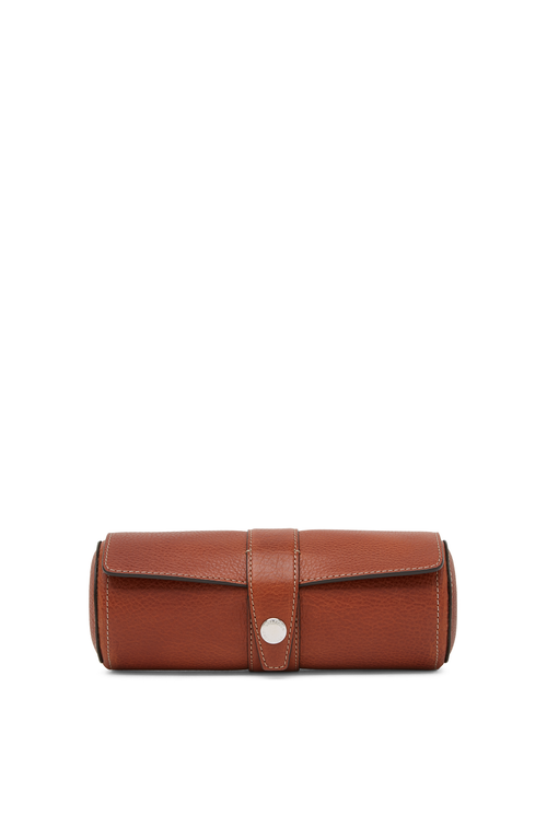Brunello Cucinelli Calfskin Watch Case In Copper