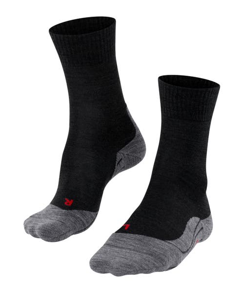 Falke Tk5 Wander Trekking Socks In Black