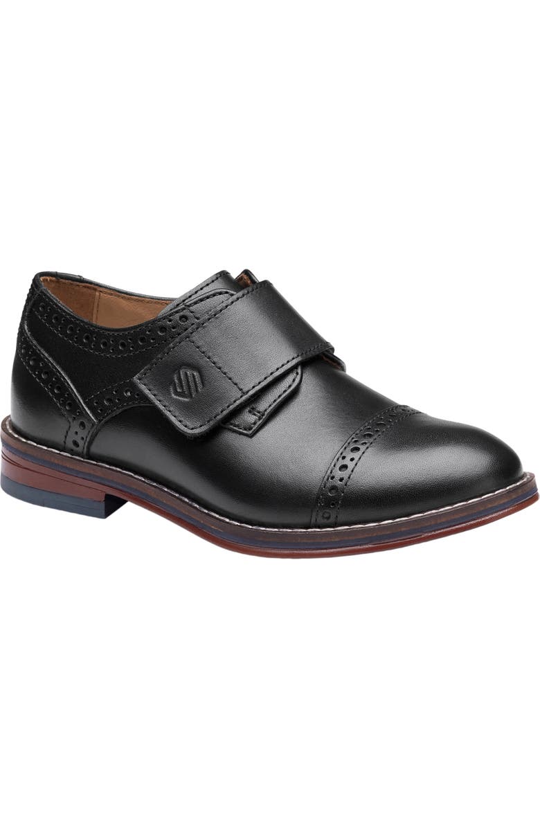 Johnston & Murphy Kids' Conard Cap Toe Monk Strap Shoe, Main, color,