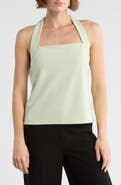 Halogen® Square Neck Halter Top