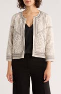 DR2 by Daniel Rainn Embroidered Knit Jacket