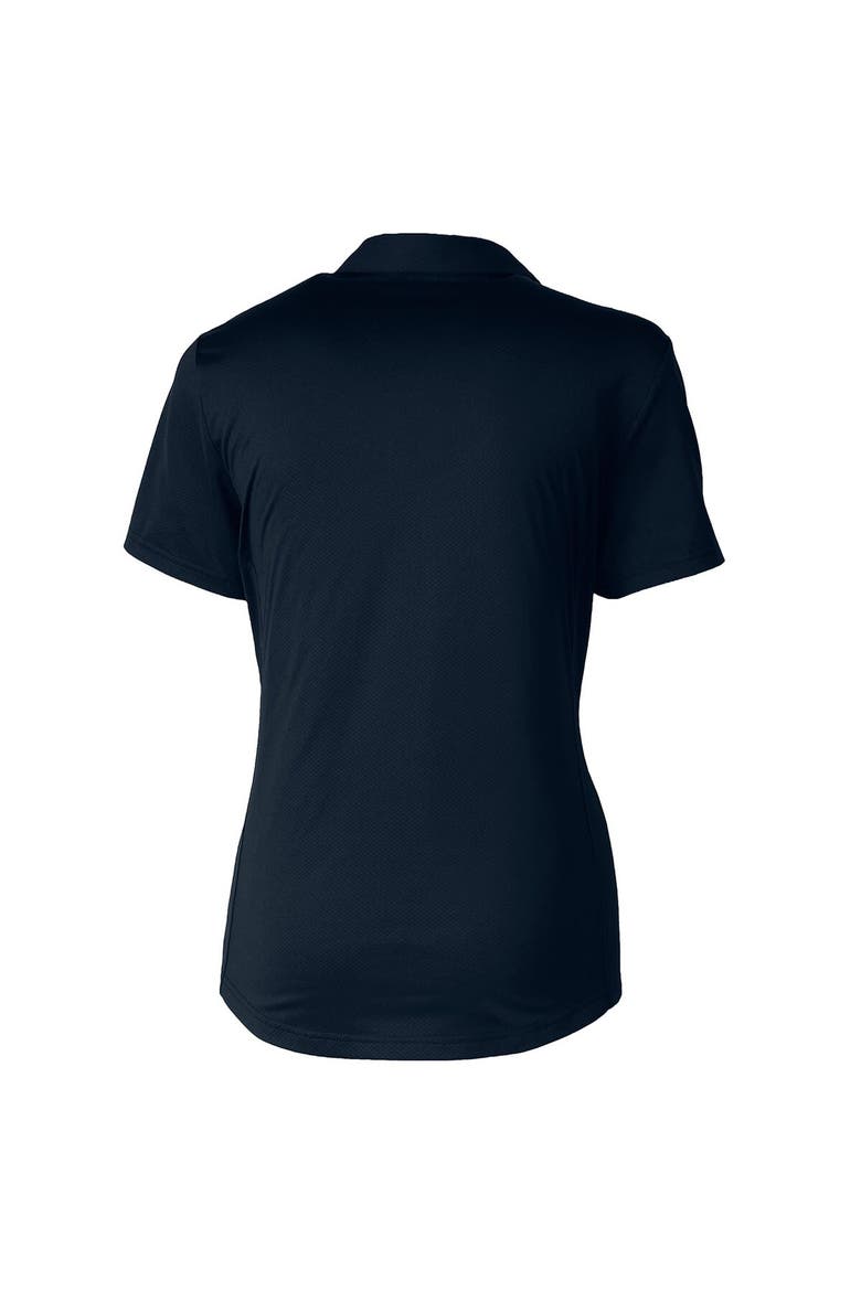 Women's Cutter & Buck Navy Miami Dolphins Prospect Textured Stretch Polo, Alternate, color, Navy