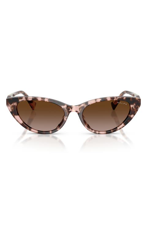53mm Gradient Cat Eye Sunglasses