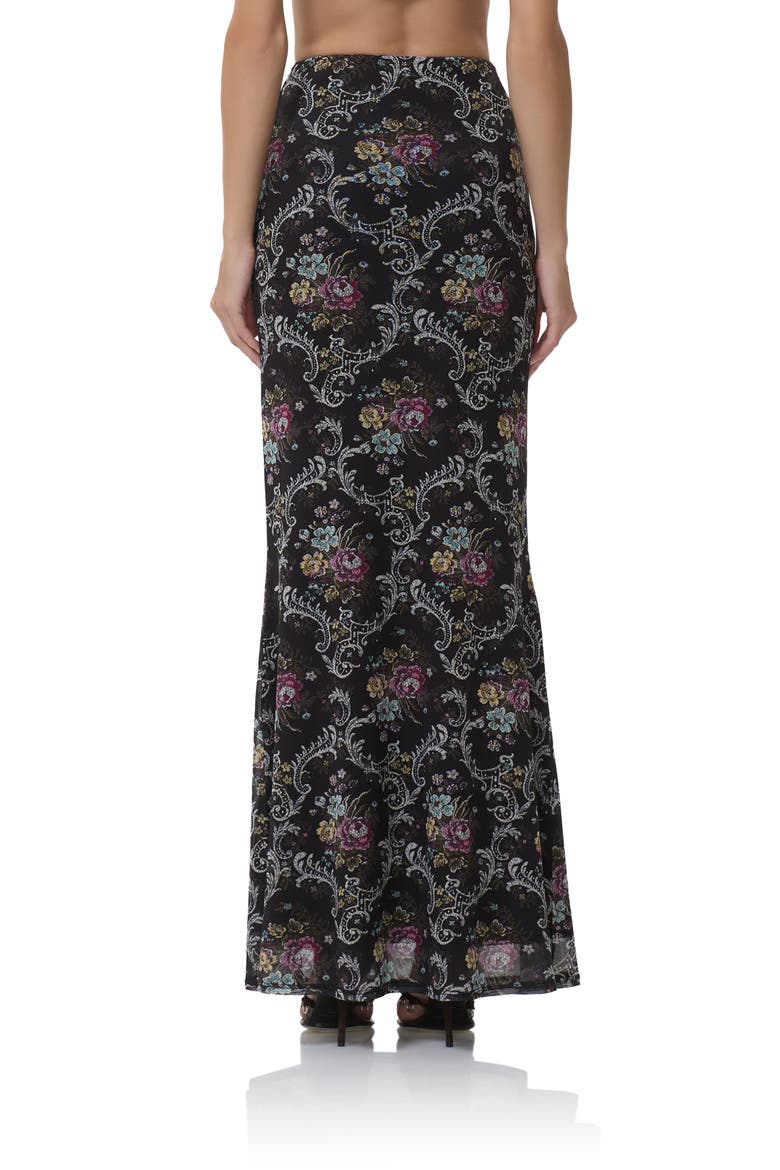 Tegan Floral Maxi Skirt, Alternate, color, ORNATE FLORAL