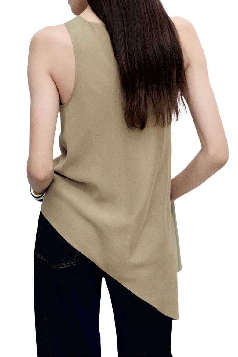 Swade Asymmetric Hem Tank, Alternate, color, BEIGE - KHAKI