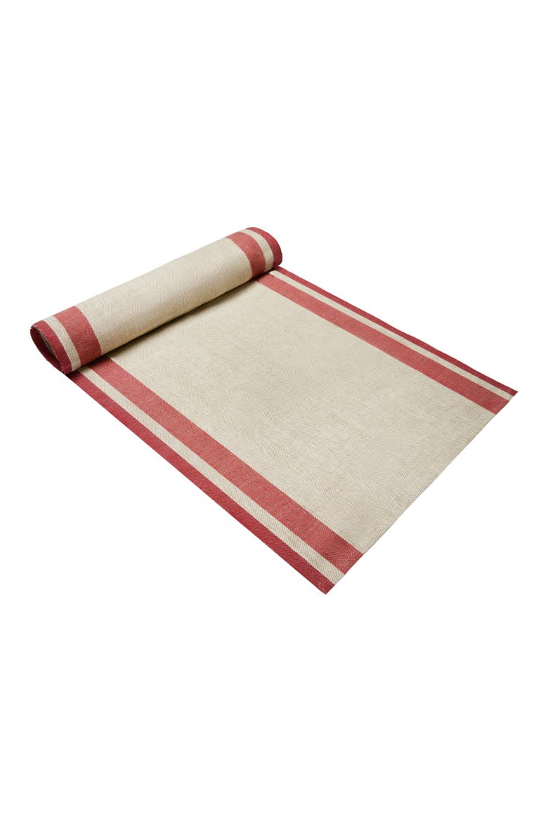 Gordes Runner, Main, color, Red, Natural 20" x 90"
