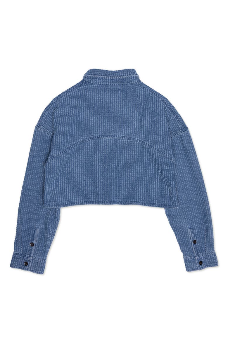 HONOR THE GIFT Crop Shop Jacket, Alternate, color, Blue