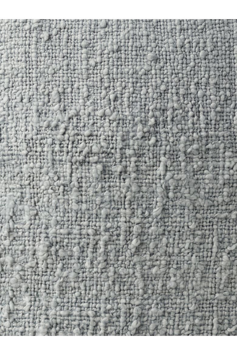 Cozy Cotton Boucle Pillow with Down Alternative Insert, Alternate, color, Cloud Grey