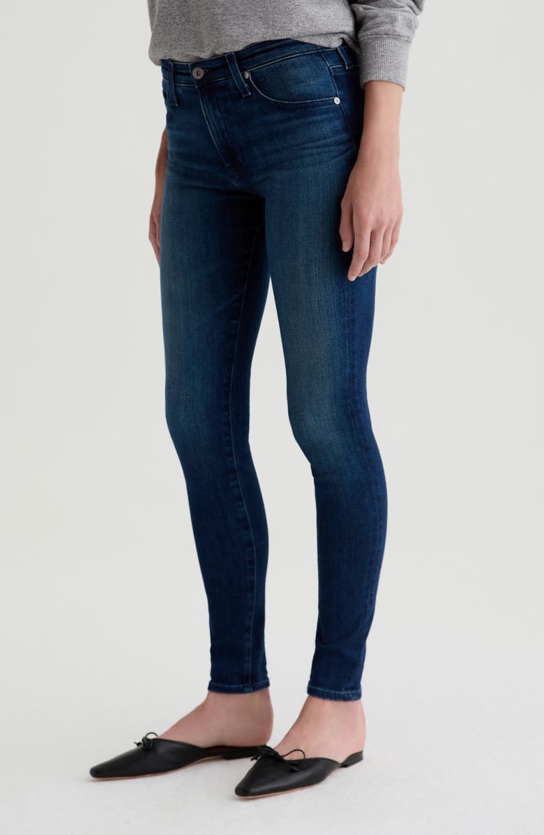AG Farrah Mid Rise Skinny Jeans, Alternate, color, Epilogue