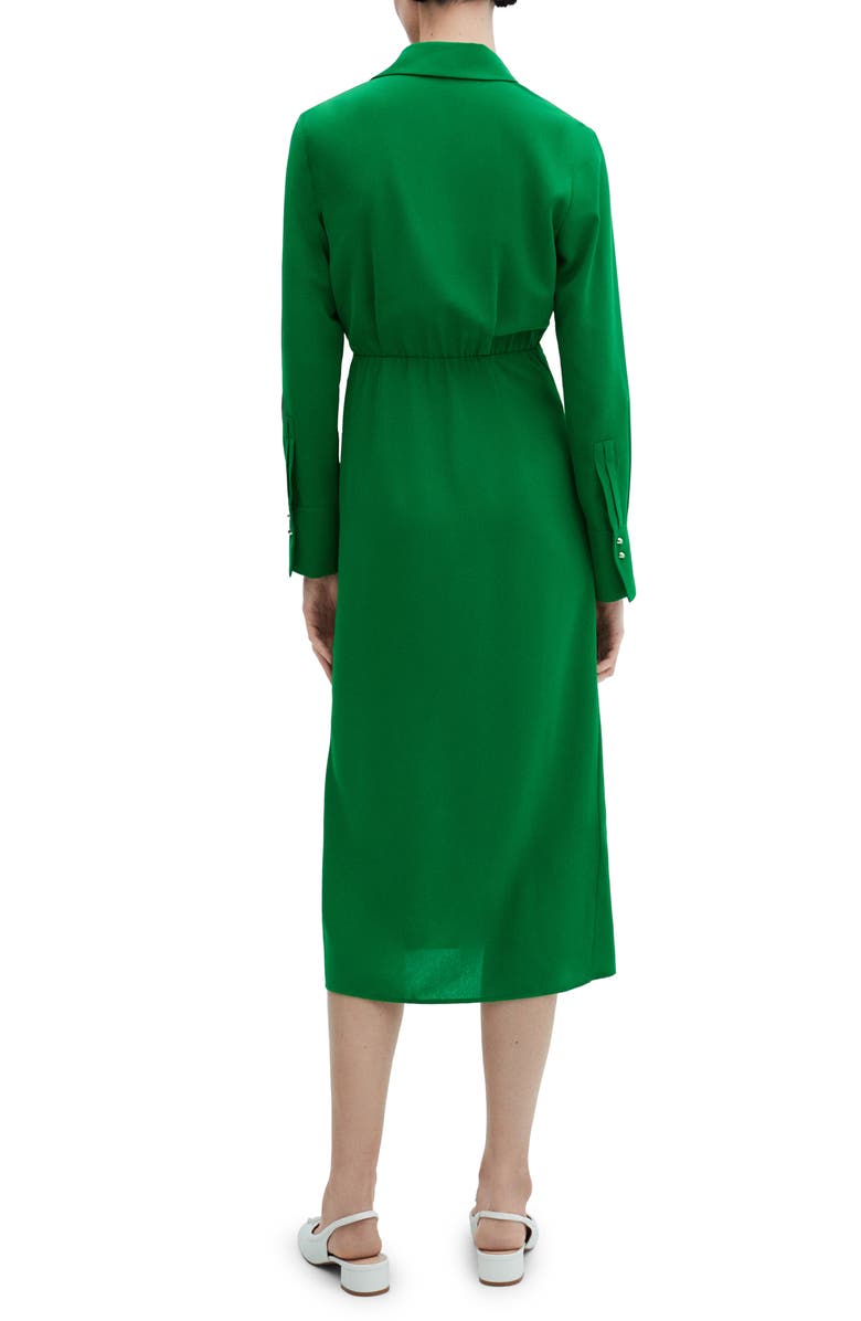 MANGO Collared Midi Wrap Dress, Alternate, color,