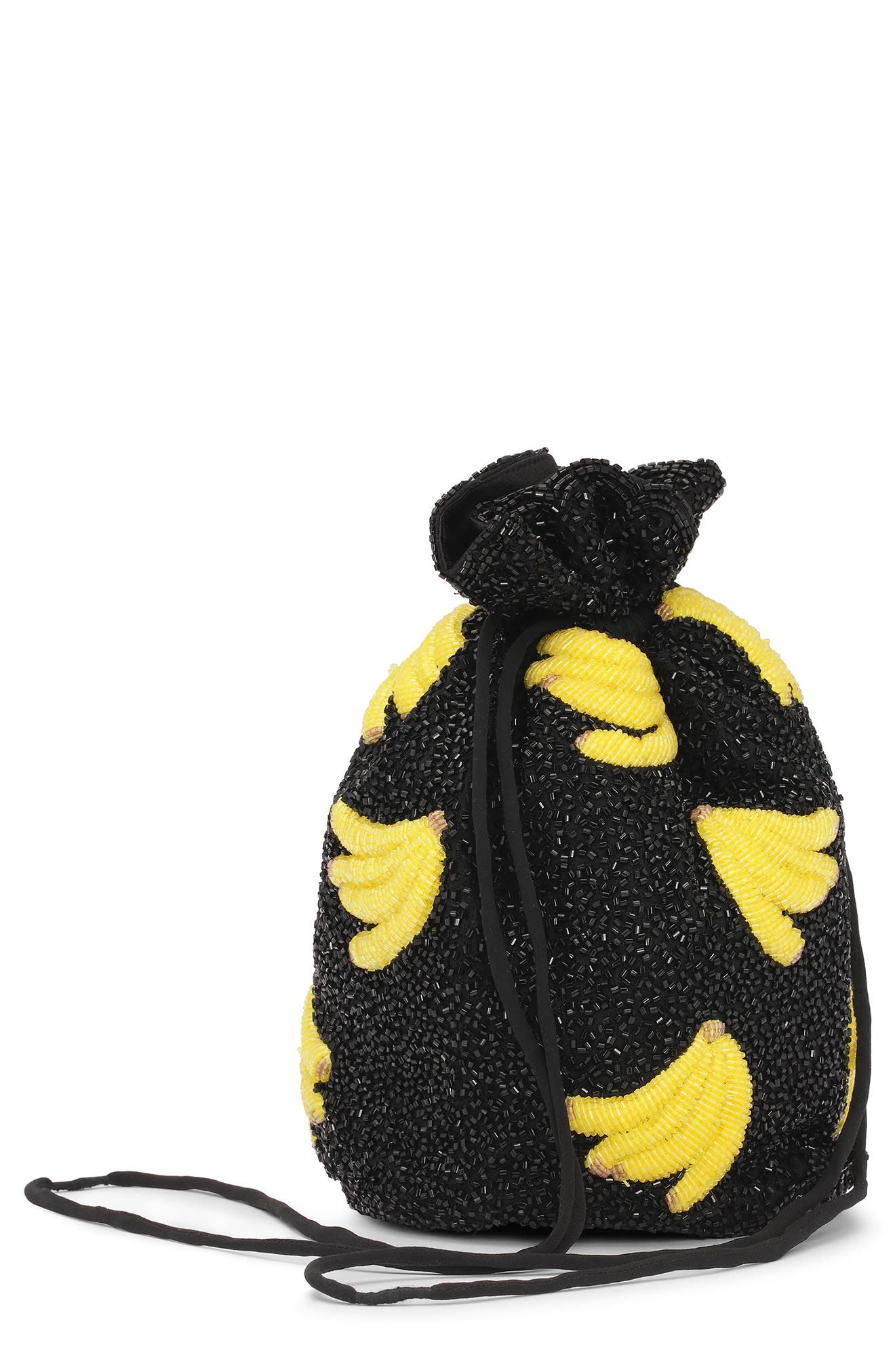 Ganni Beaded Bucket Bag, Alternate, color, 