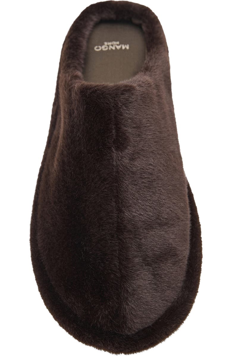 MANGO Faux Fur Slipper, Alternate, color,