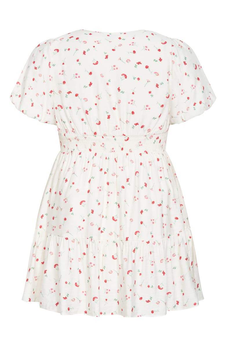 City Chic Daphne Floral Dress, Alternate, color, 