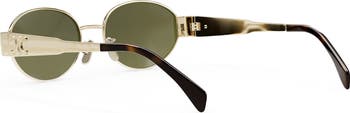 Triomphe 54mm Oval Sunglasses