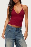 EDIKTED Noriah Halter Top