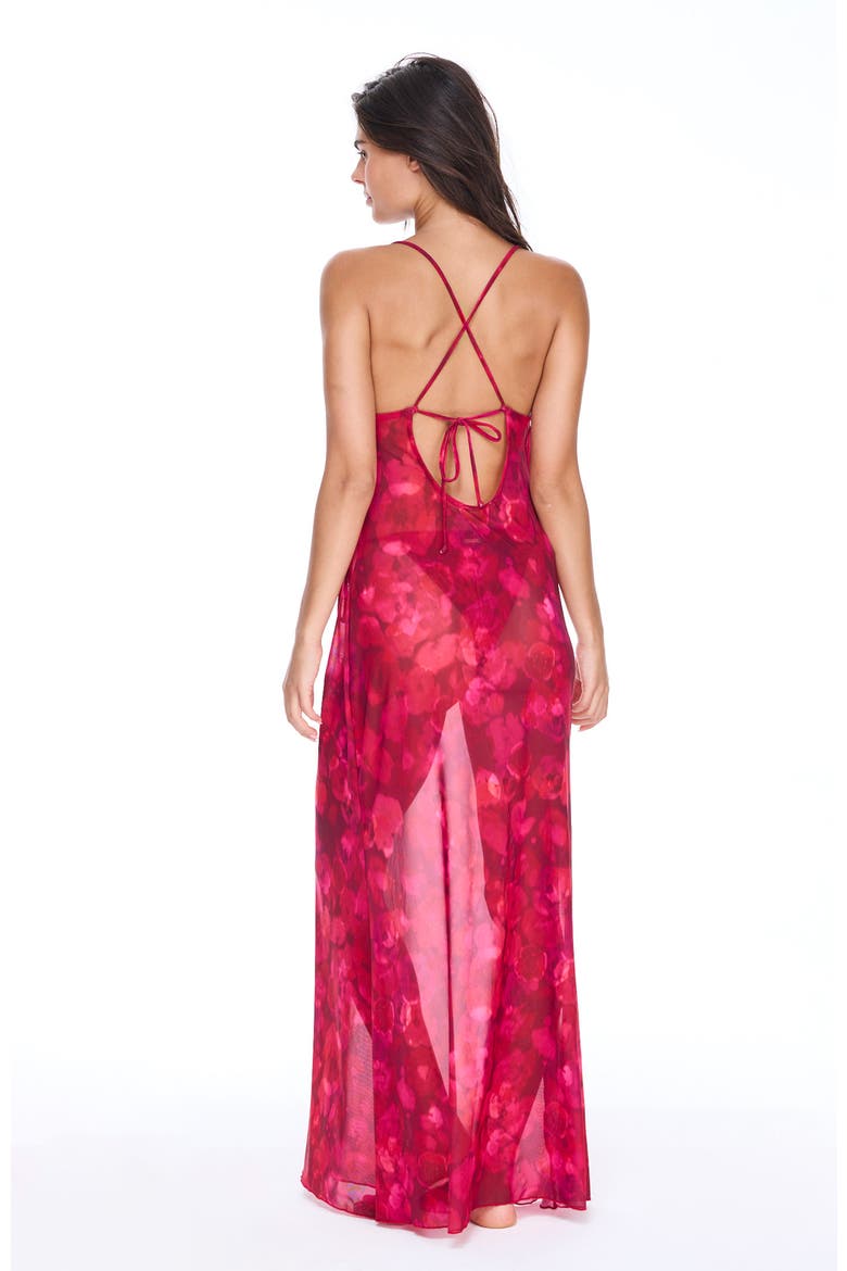 Beach To Bar Dress, Alternate, color, ROUGE