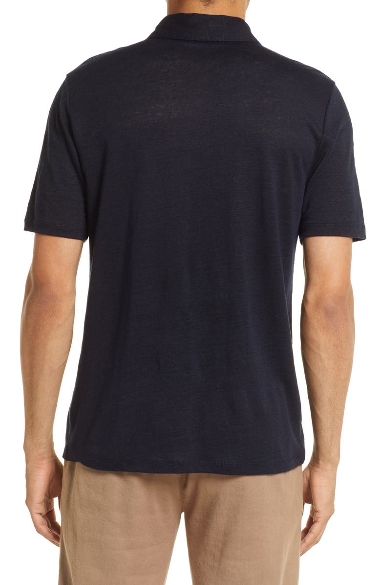 Vince Linen Polo Shirt, Alternate, color, 