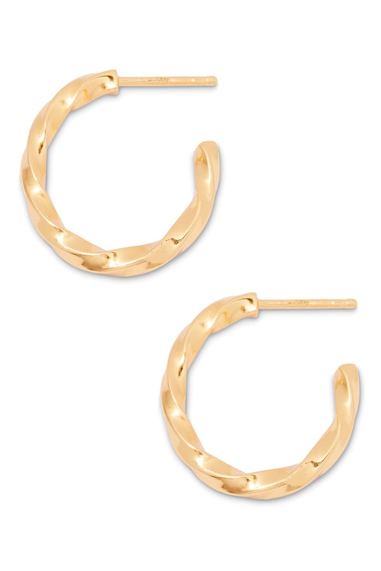 Brooke Twisted Rope Hoop Earrings, Alternate, color, GOLD