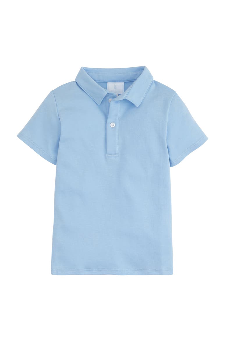 Kids' Short Sleeve Polo, Main, color, Light Blue