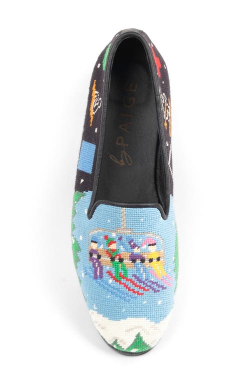 Bypaige Après Ski Needlepoint Loafer In Green