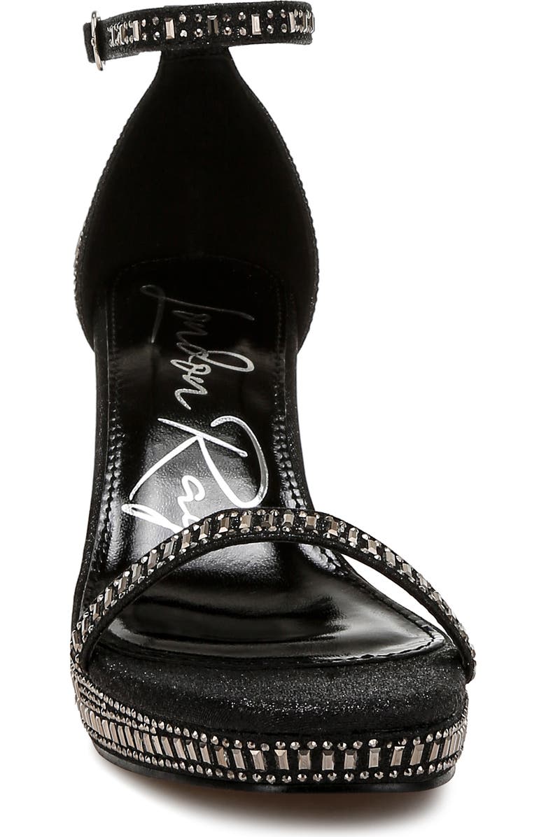 LONDON RAG Ronan Crystal Embellished Platform Sandal, Alternate, color,