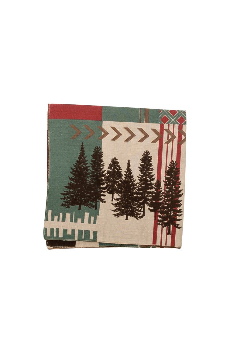 Killian Ridge Thanksgiving Cloth Napkin, Set of 6, Main, color, Red