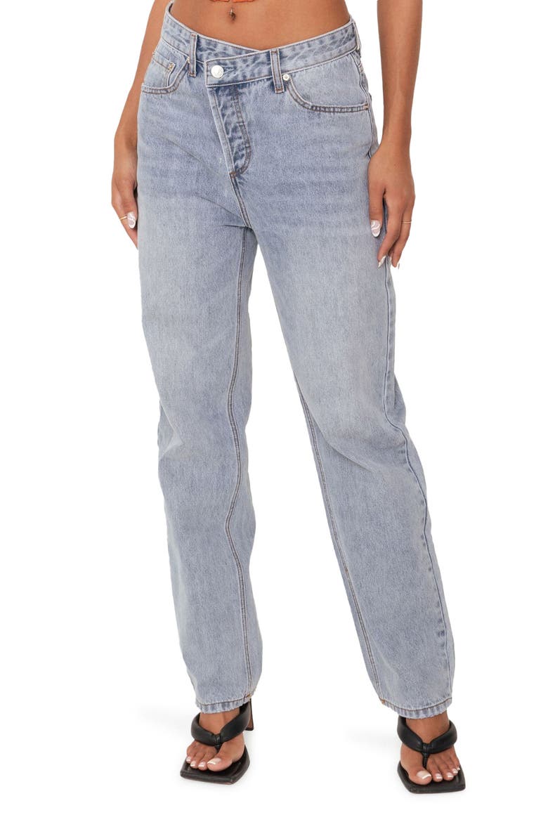 Crossover Boyfriend Jeans, Main, color, LIGHT-BLUE