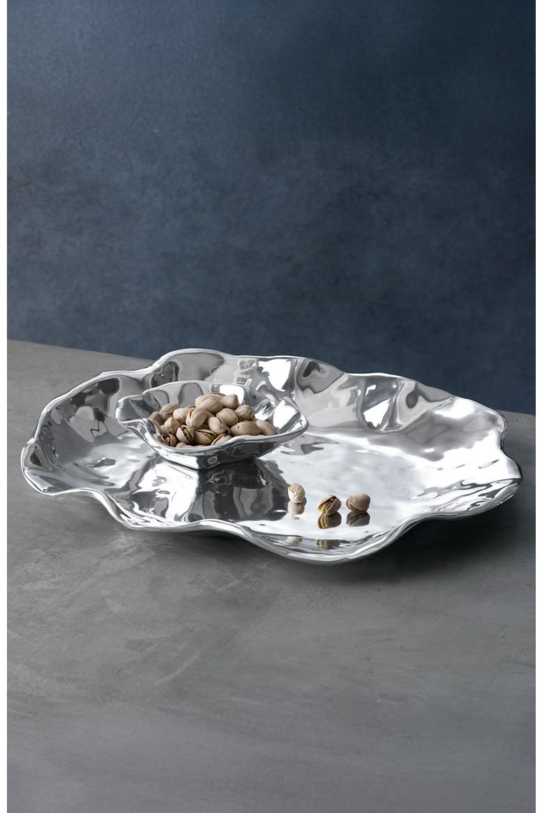 VENTO Bergamo Chip and Dip, Alternate, color, Silver