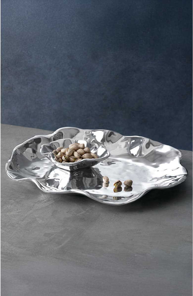 BEATRIZ BALL Collection VENTO Bergamo Chip and Dip, Alternate, color, Silver