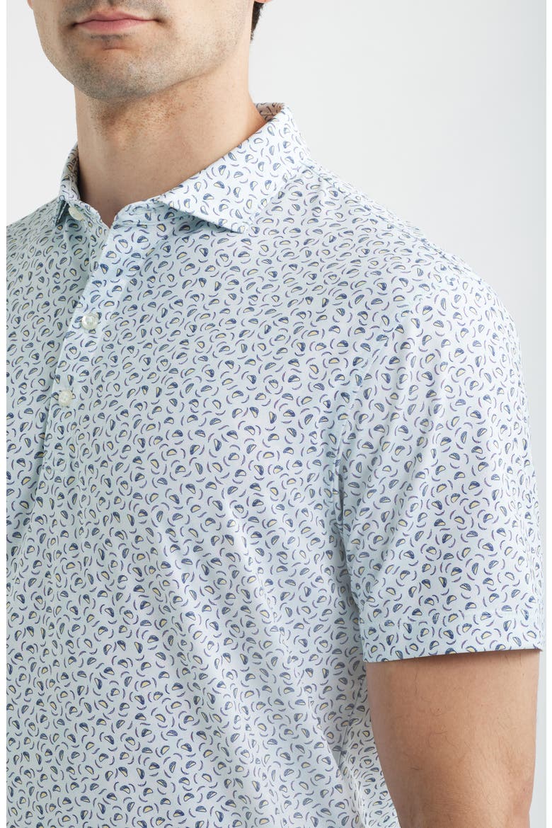 Taco Tuesday Performance Jersey Polo, Alternate, color, WHITE