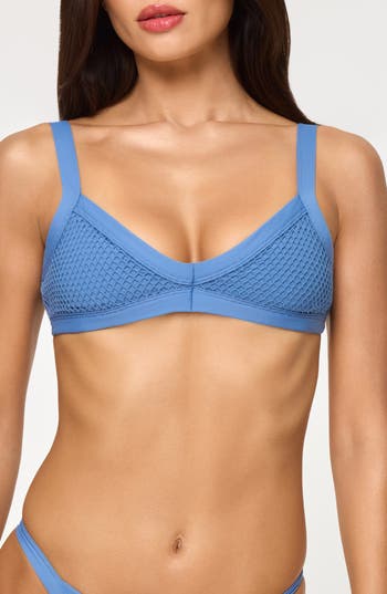 L*space Lspace Tyla Bikini Top In Blue