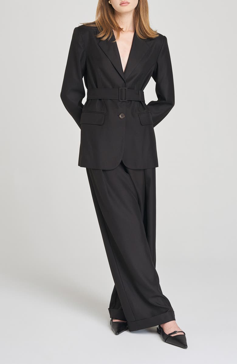 WAYF Maddox Belted Blazer, Alternate, color, 