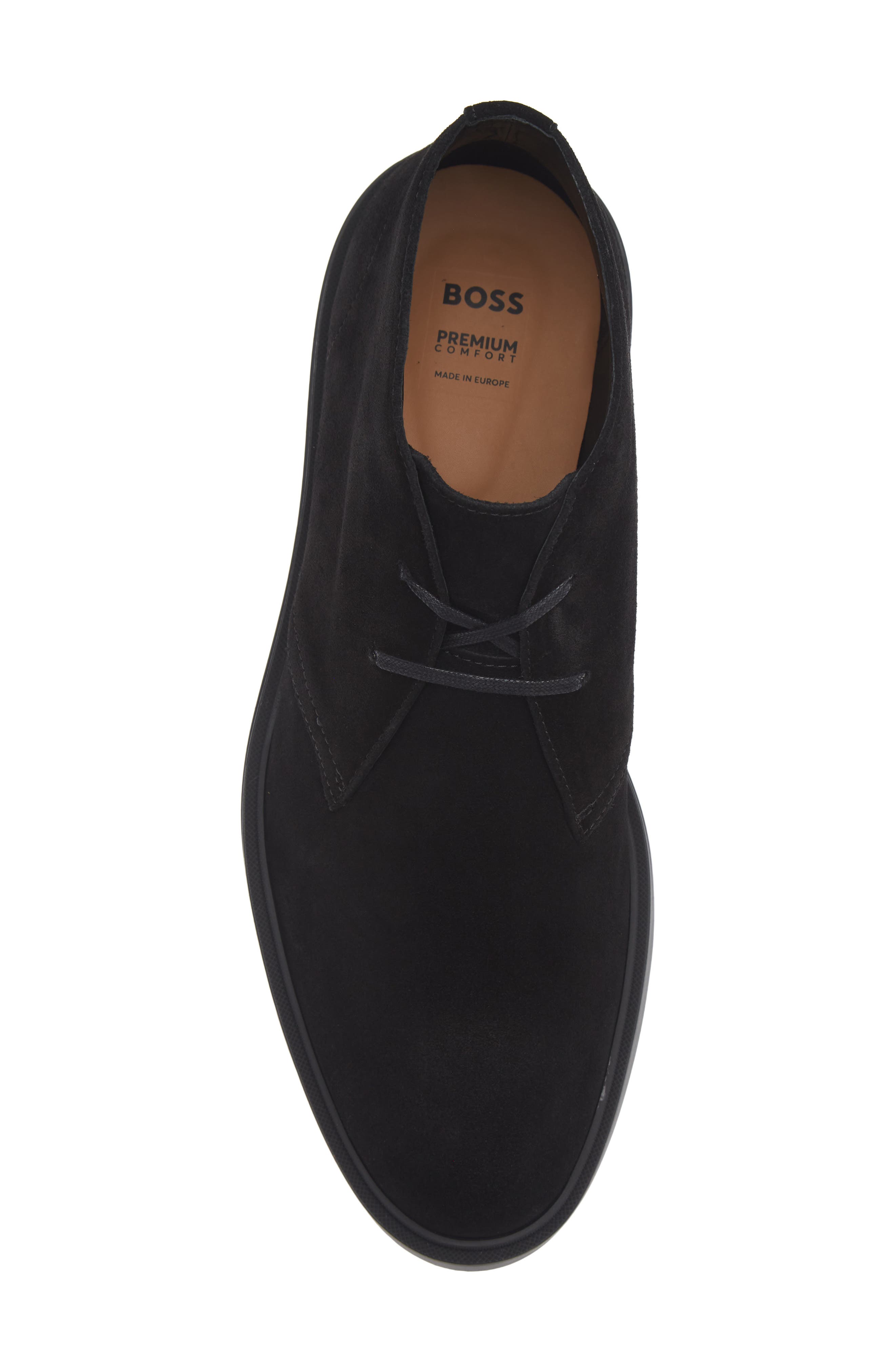 Leather Chukka Boot, Alternate, color, BLACK
