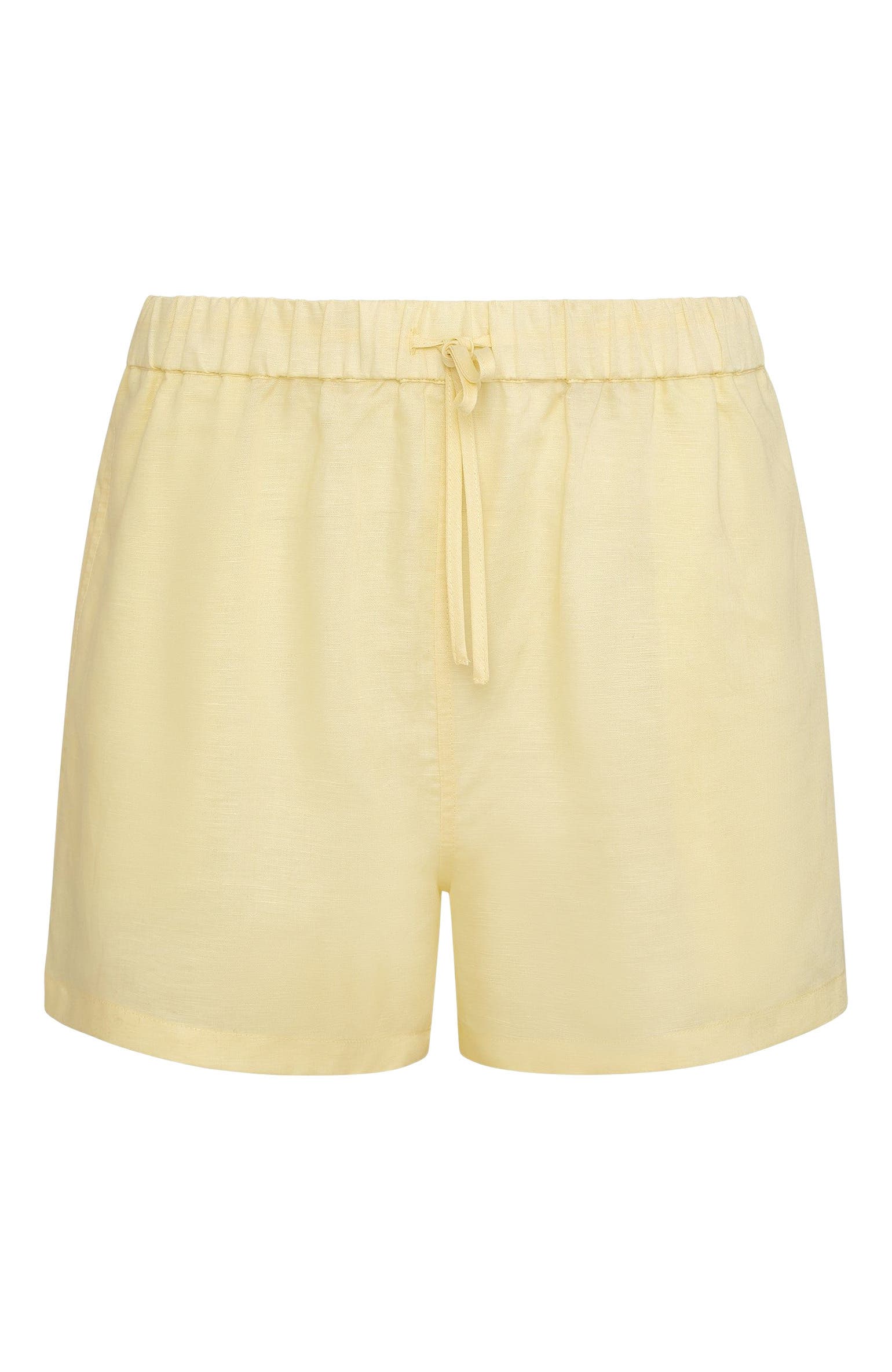 Air Linen Elastic Drawstring Short - image 4