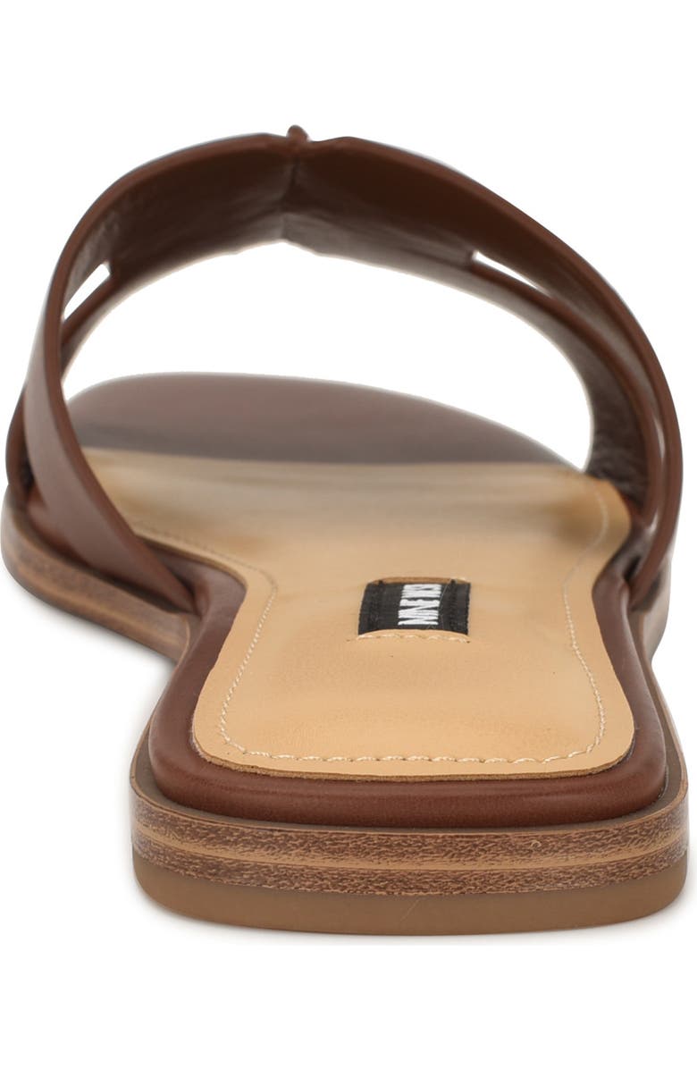 Nine West Giny Slide Sandal, Alternate, color, Medium Brown