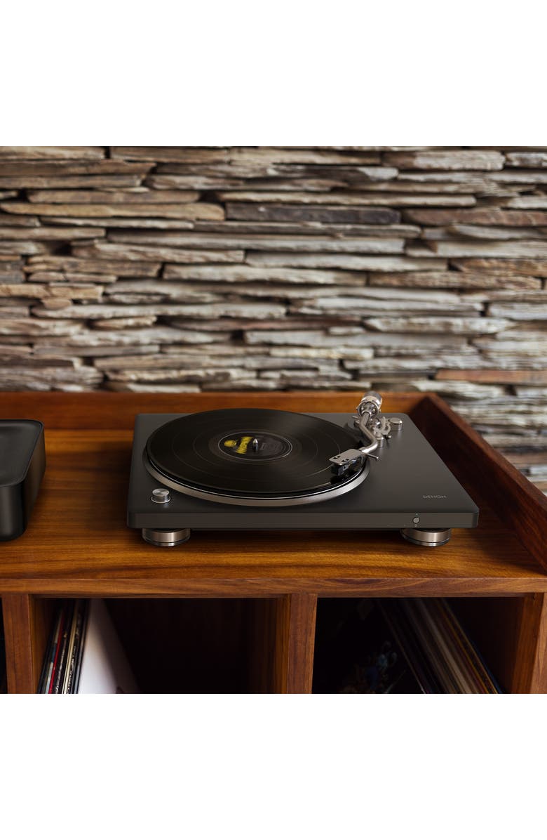 Denon DP-500BT Belt-Drive Bluetooth Turntable, Alternate, color, Black