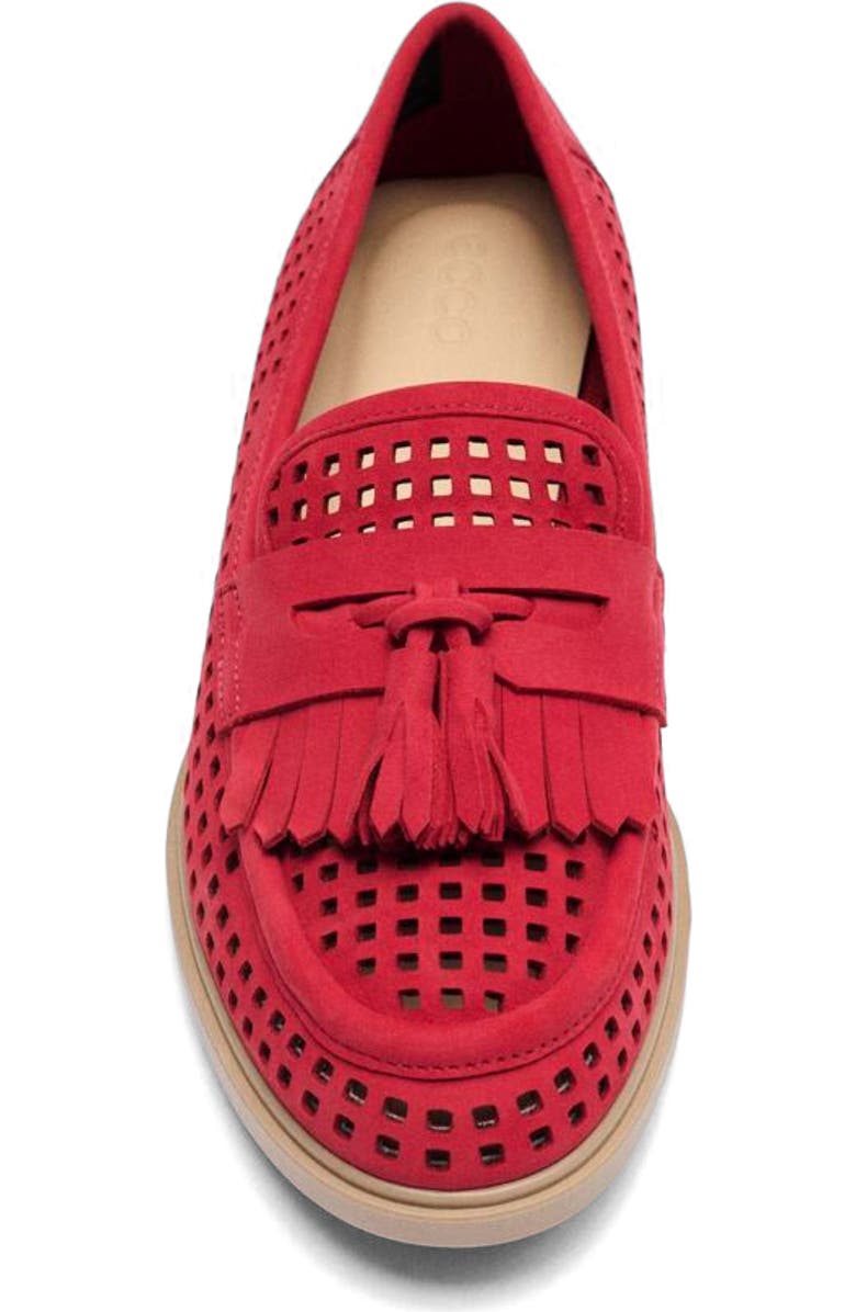 ECCO Classic 15 Tassel Loafer, Alternate, color, Chili Red