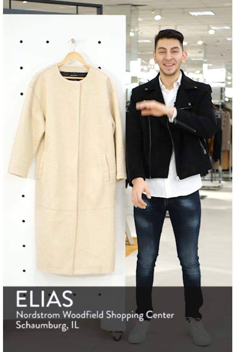 Long Faux Shearling Coat (Nordstrom Exclusive) video