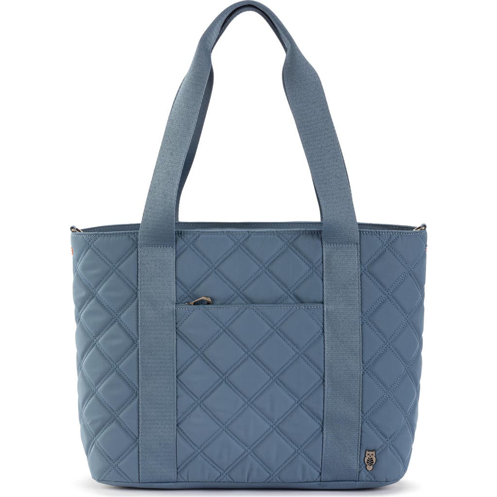 Sakroots Arlo Large Tote Bag - Quilted in Maritime Diamond Quilted  product
