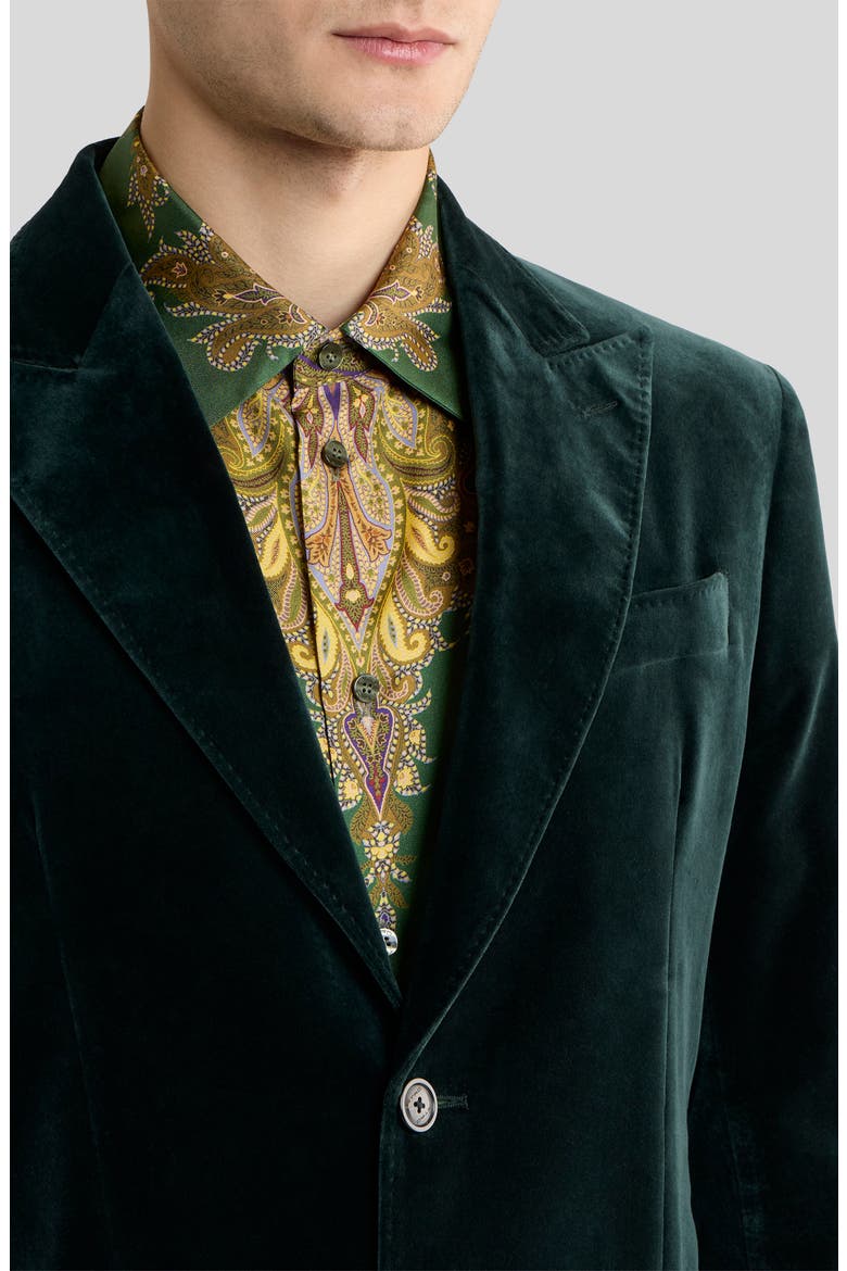 Roma Stretch Cotton Sport Coat, Alternate, color, VERY DK GREEN