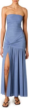 Nia Abbott Kinney Strapless Maxi Dress