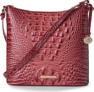 Brahmin Katie Croc Embossed Leather Crossbody Bag