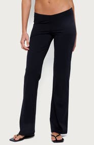 EDIKTED Anika Scooped Straight Leg Pants