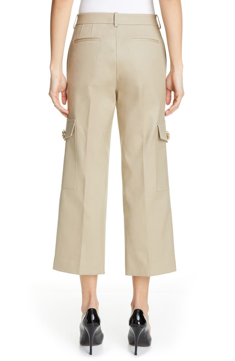Michael Kors Embellished Crop Cargo Pants, Alternate, color,