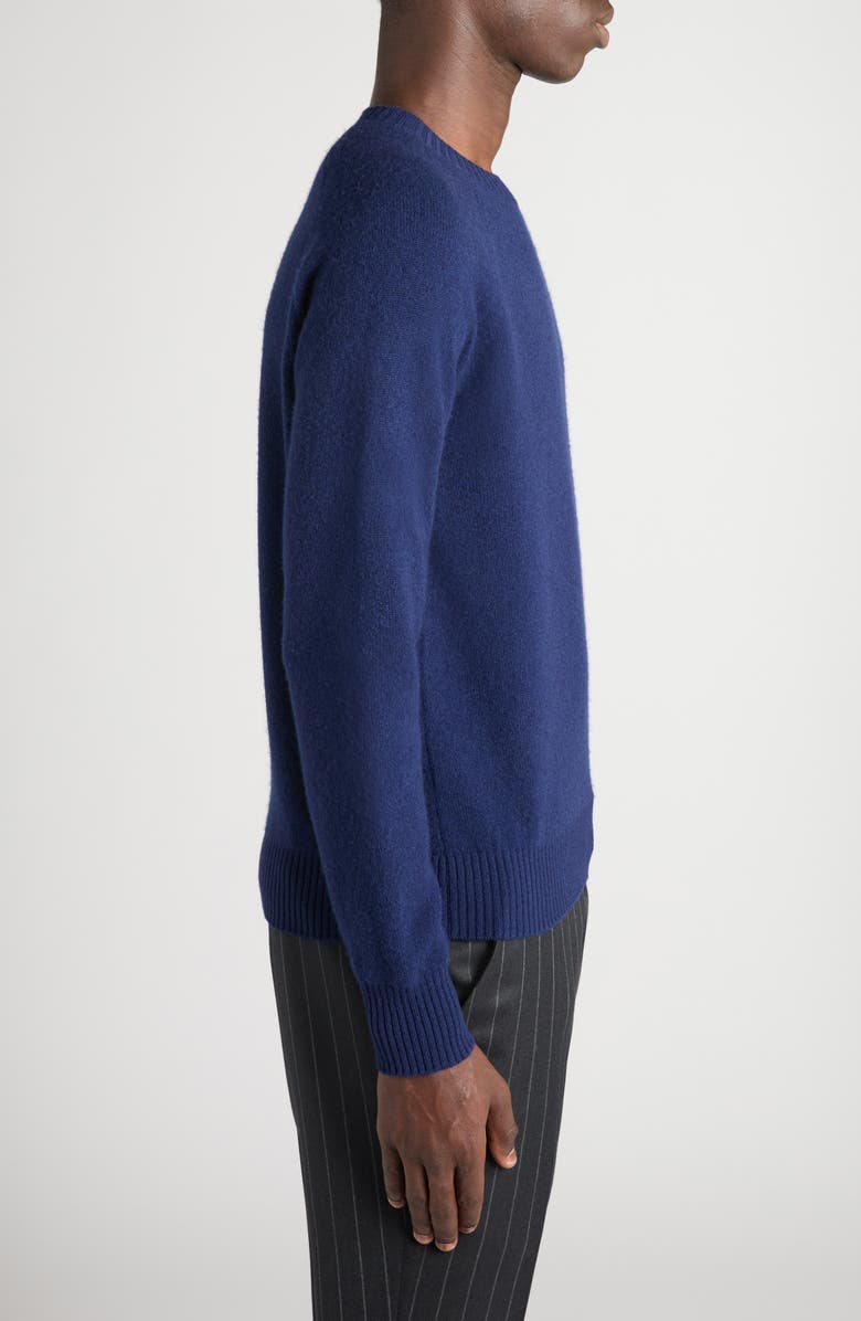 TOM FORD Lambswool & Cashmere Crewneck Sweater, Alternate, color, Hb812 Ocean Blue